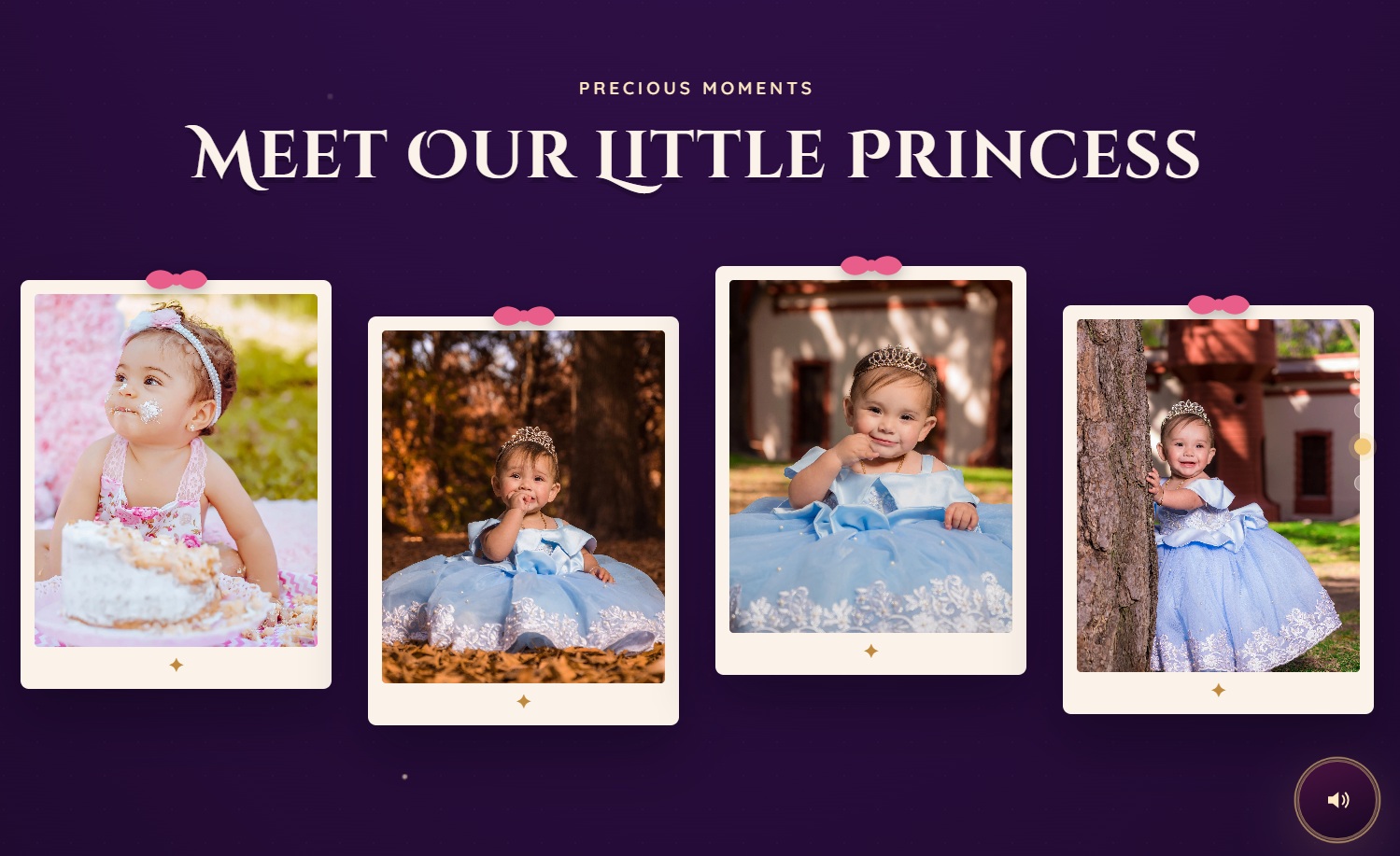 Celine - Royal Celebration - live invitation website demo